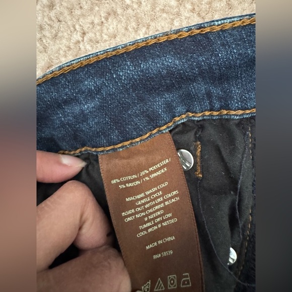 Kut From The Kloth Women’s Katy Boyfriend Blue Denim Jeans Size 14 - Picture 8 of 15